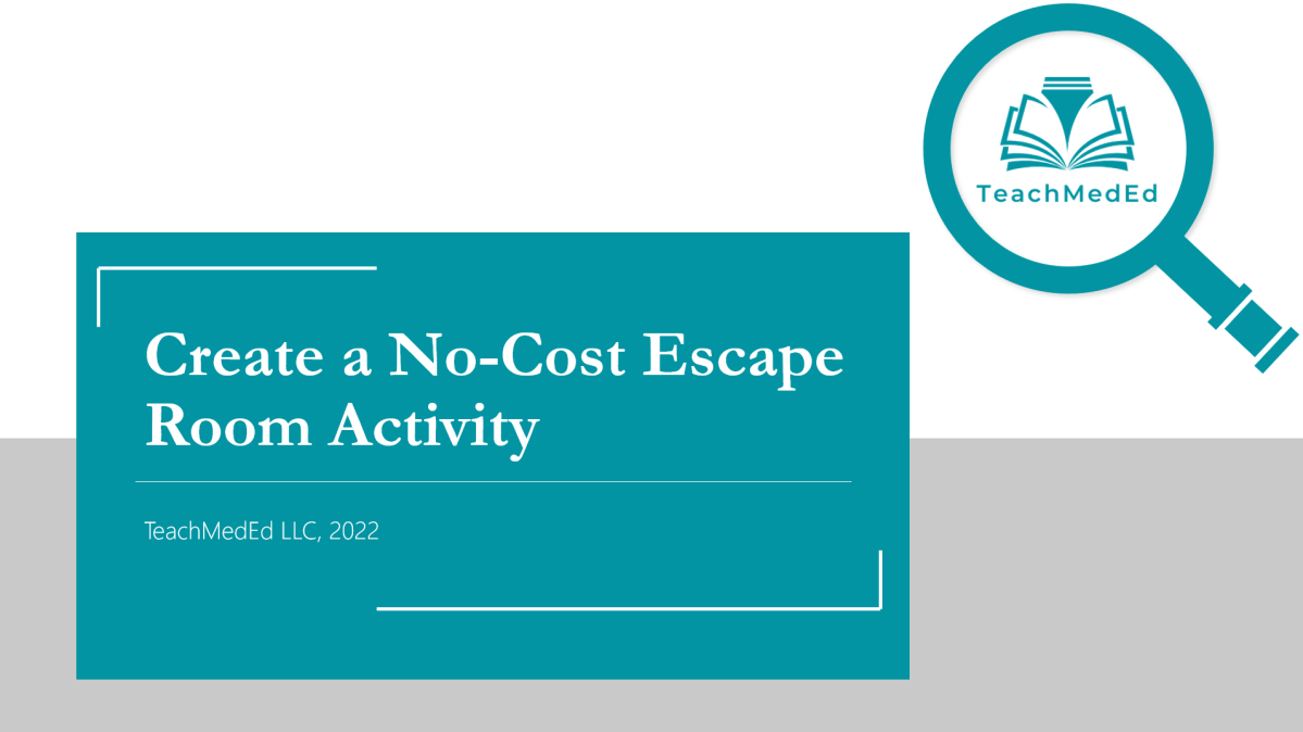 Create a No-Cost Escape Room&nbsp;Activity
